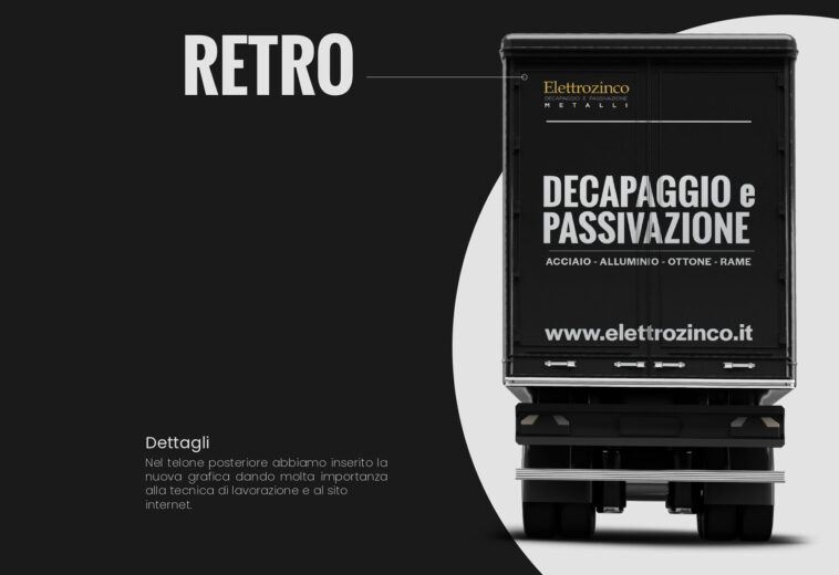 Elettrozinco – Grafica telone autocarro